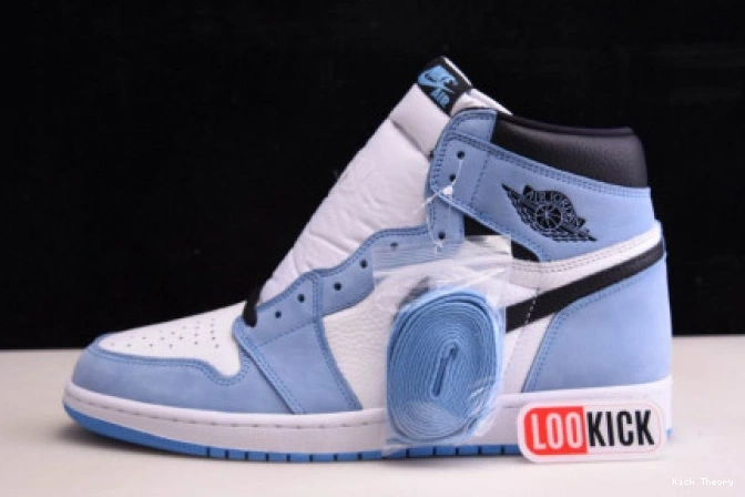 Kicked Out Shoe Store WHITE 1 UNIVERSITY 555088-134 RETRO JORDAN AIR HIGH BLUE BLACK 0723
